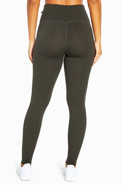 Lululemon Ebb To Street Seamless textured leggings Size 8 Dark Grey Black -  $54 - From Jennifer
