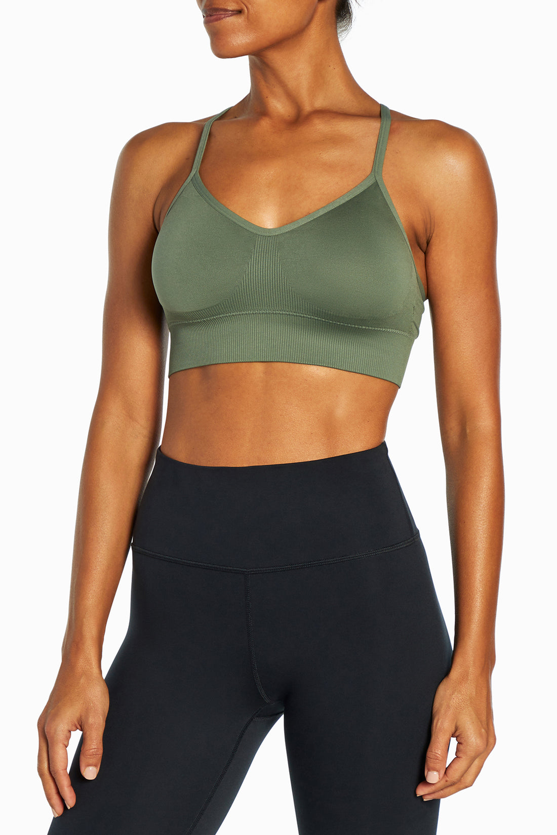 Sofia Bralette Top Forest Green
