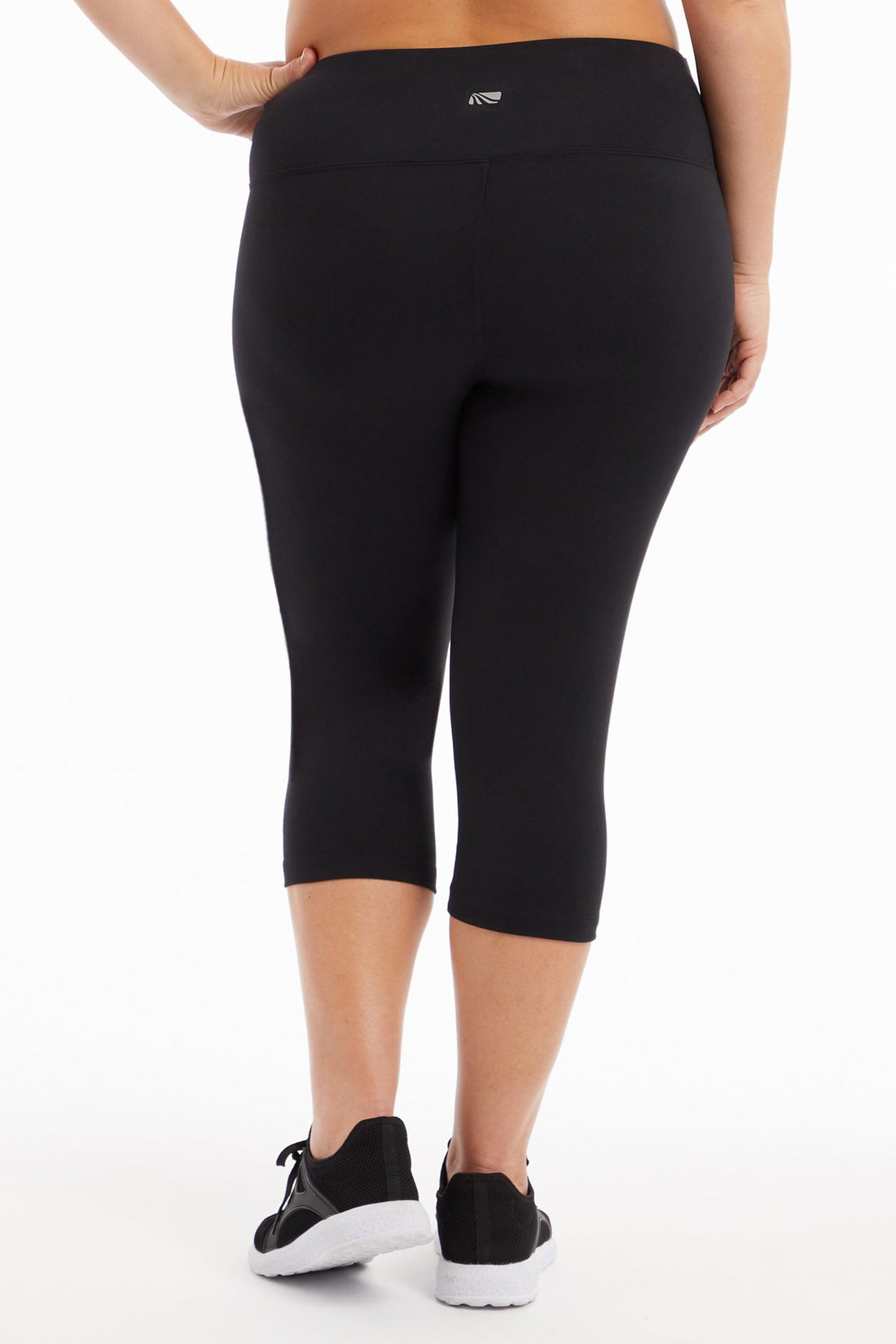 Marika Solid Black Active Pants Size 1X (Plus) - 58% off