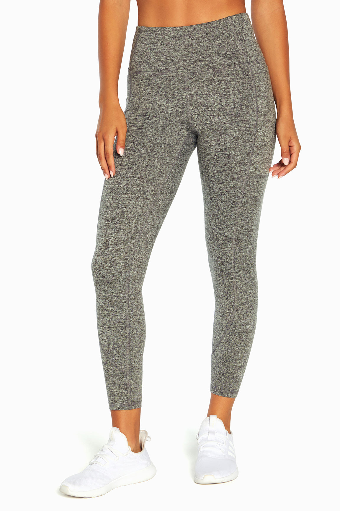 The Balance Collection Leggings Small White Gray Marble Yoga Activewear