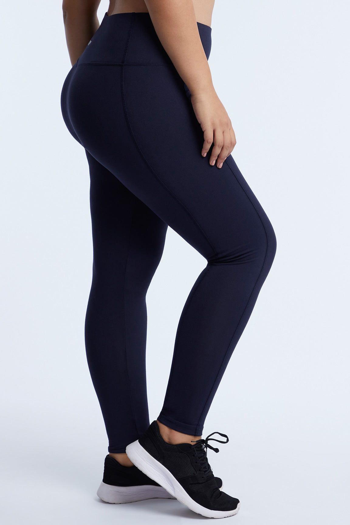 JWZUY Women Plus Size Yoga Leggings Fashion Legcut Hollow Design Solid High  Waist Tummy Control Capri Pants Stretch Workout Pant 1-Blue XL