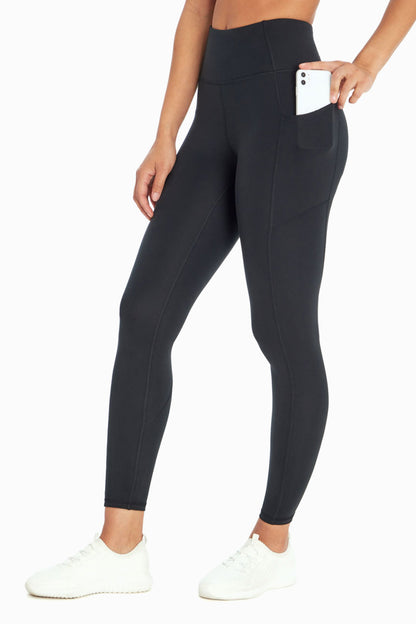 MINARIE Womens Flare Leggings with Pockets - Premium Quality Made