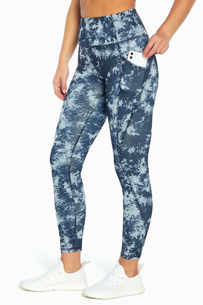 Sia Ankle Legging (Blue Surf Mixed Peony) – Ellie